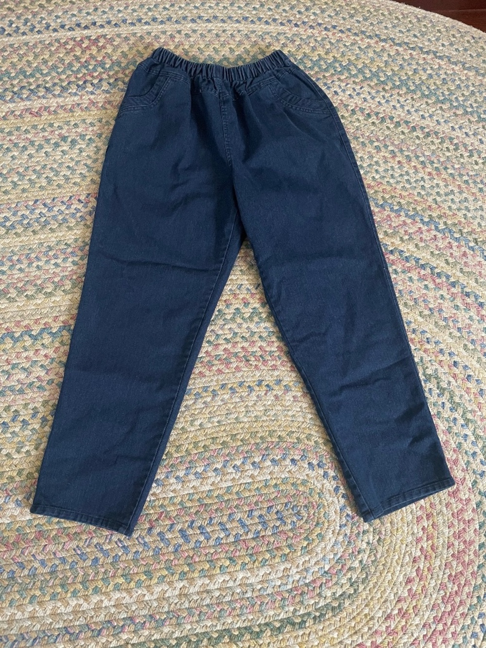 Vintage Indigo Pull On Jean (size 6/8)